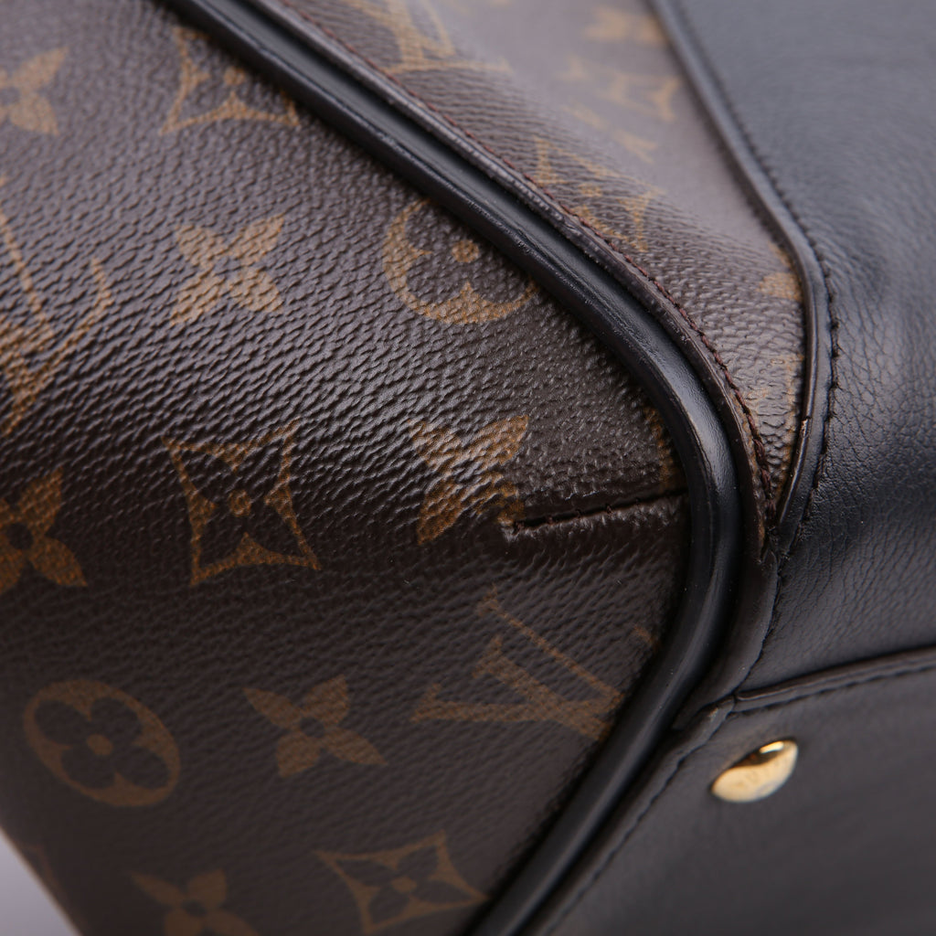 Kimono MM Monogram/Leather Black