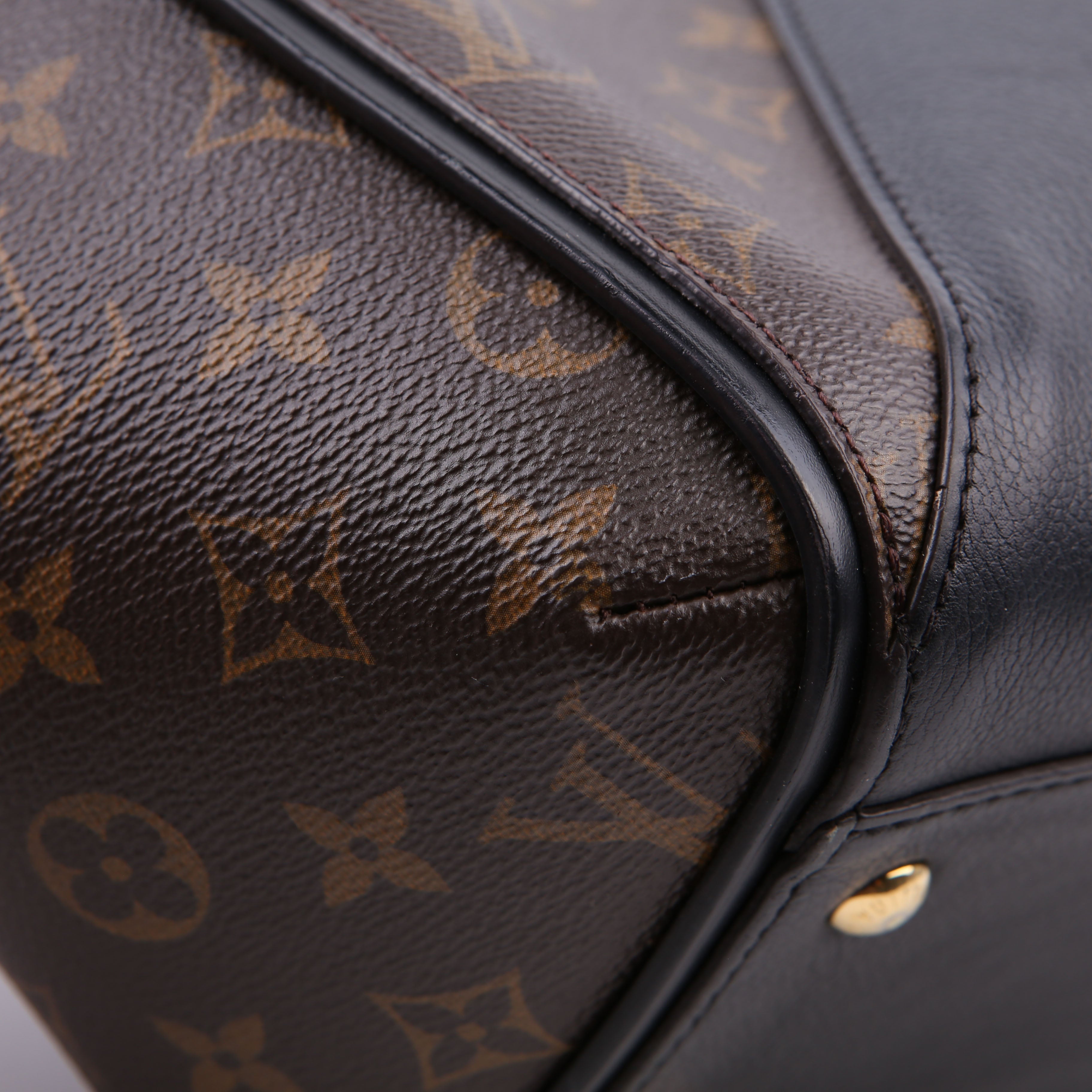 Kimono MM Monogram/Leather Black