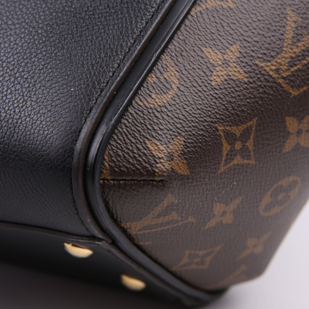 Kimono MM Monogram/Leather Black