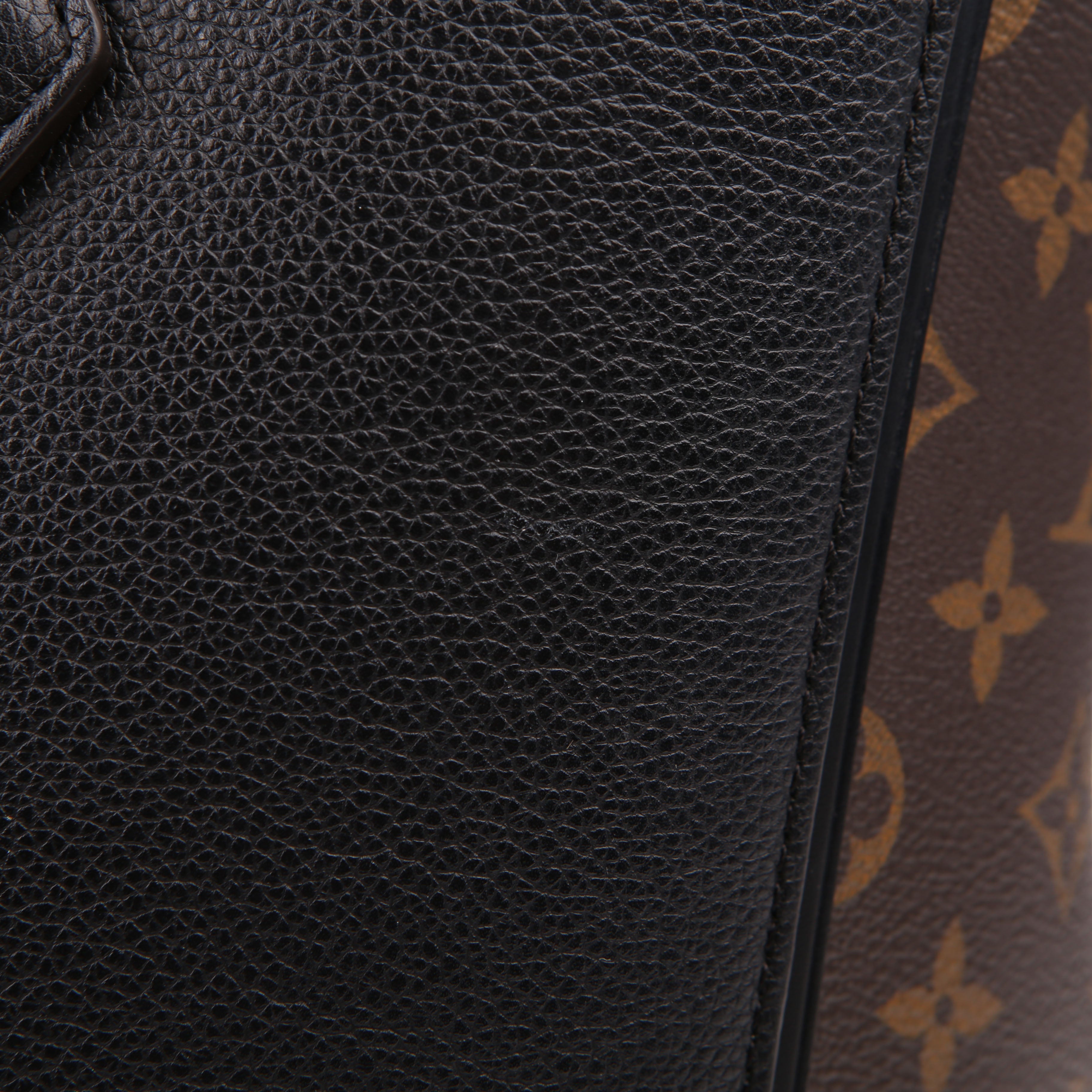 Kimono MM Monogram/Leather Black