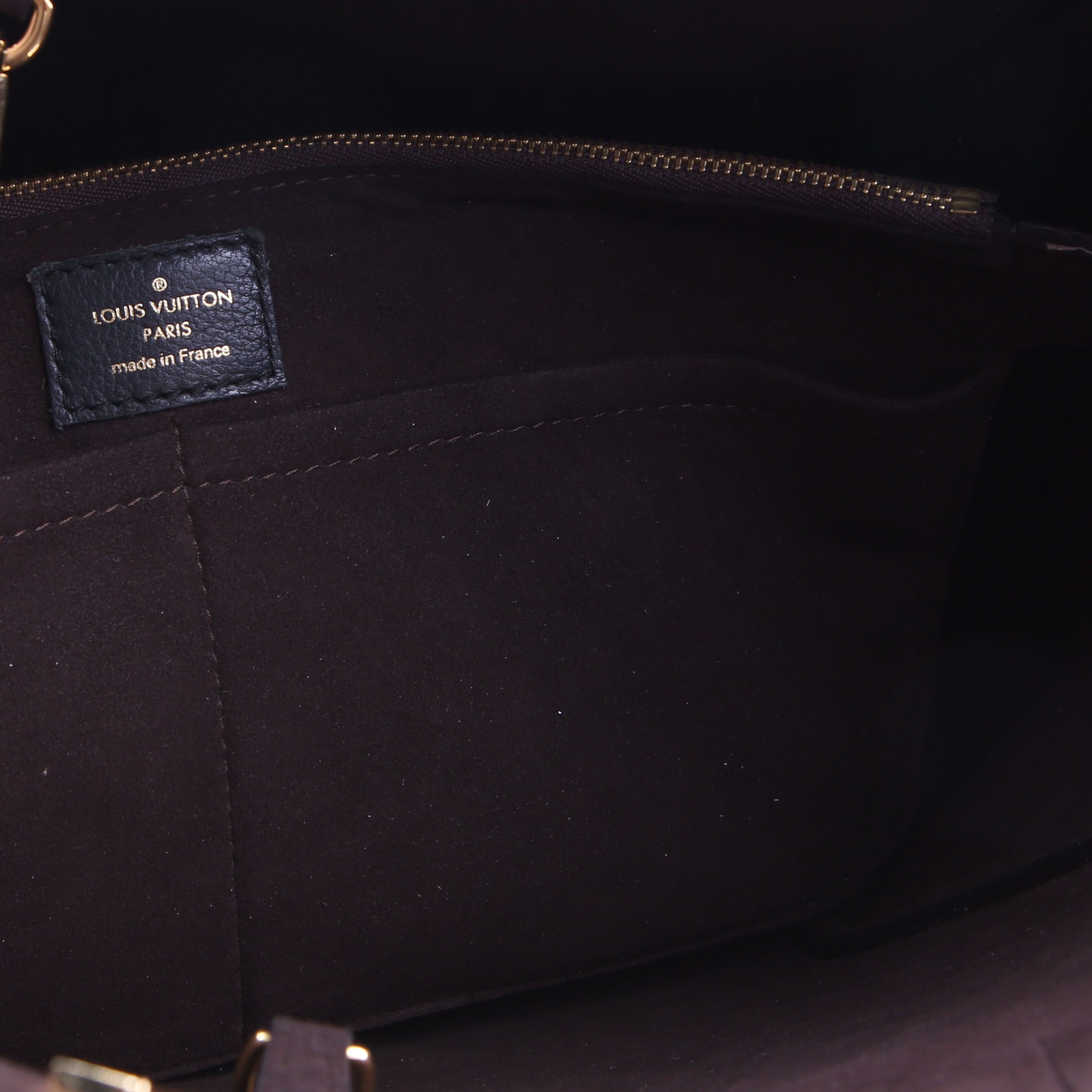 Kimono MM Monogram/Leather Black