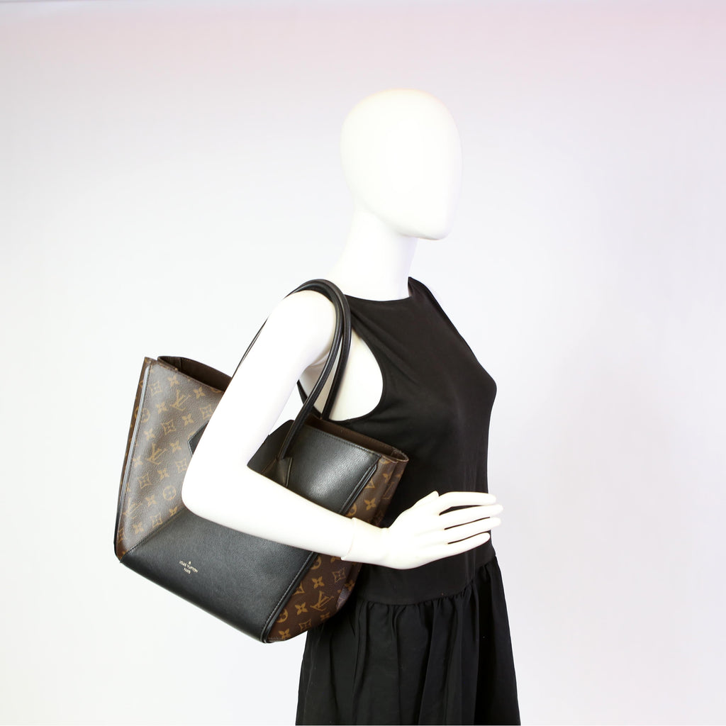 Kimono MM Monogram/Leather Black