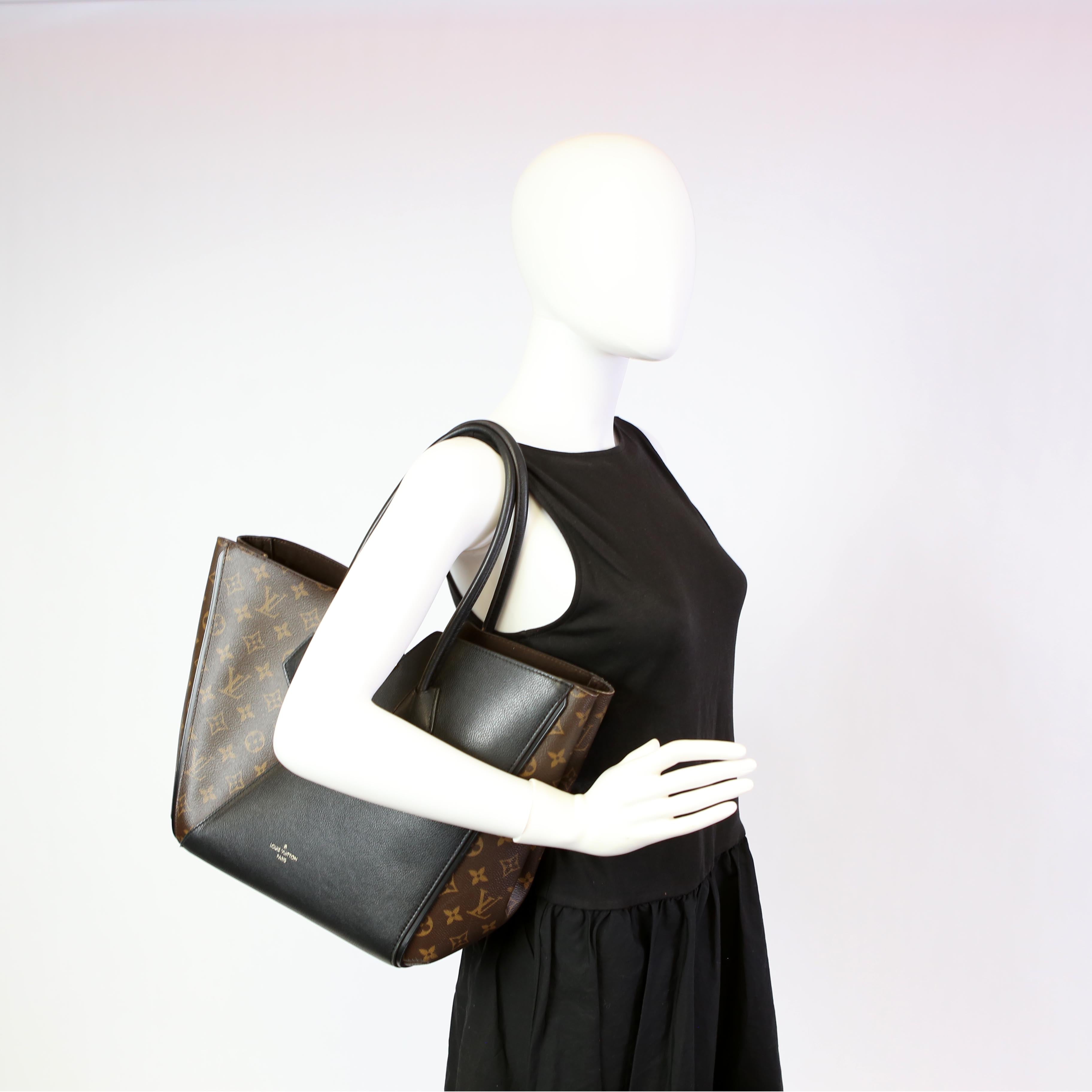 Kimono MM Monogram/Leather Black