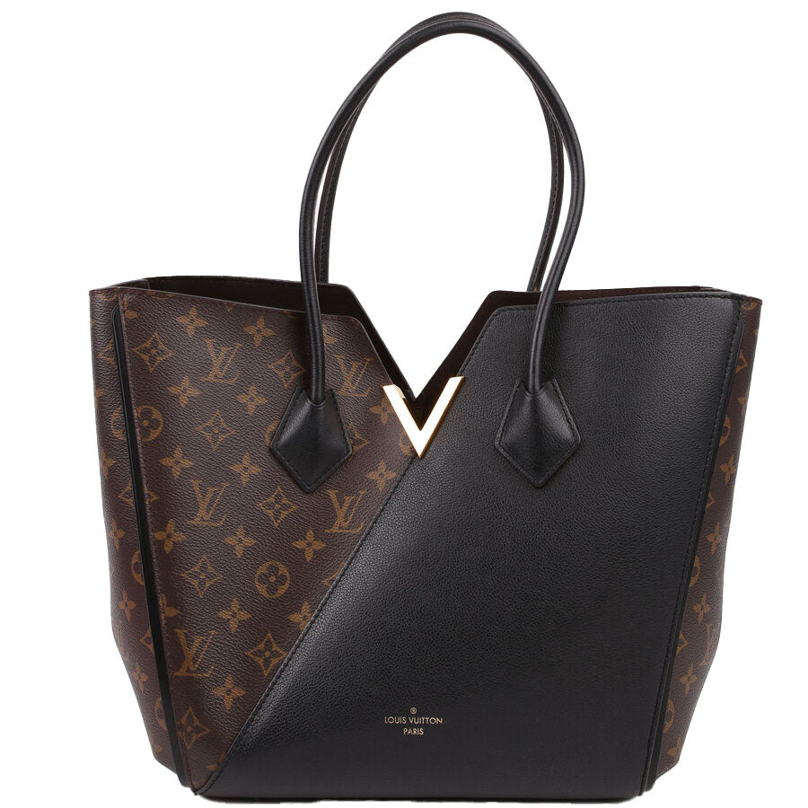 Kimono MM Monogram/Leather Black