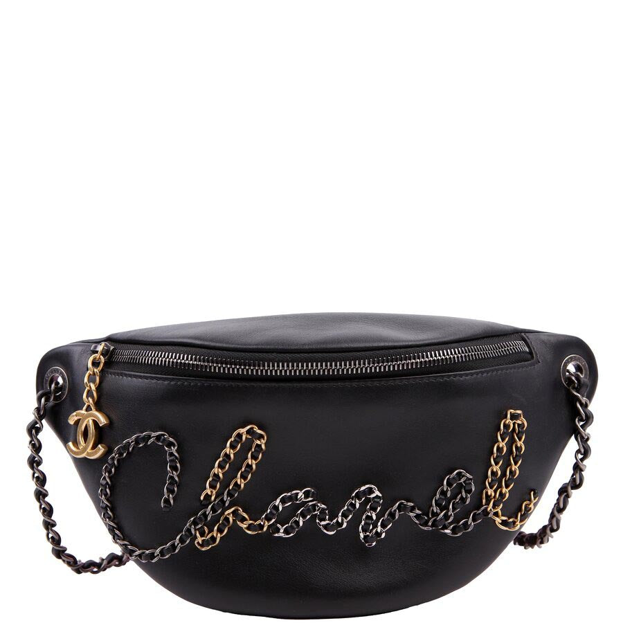 Chain Signe Belt Bag RFID Black