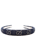 GG Denim Headband Navy