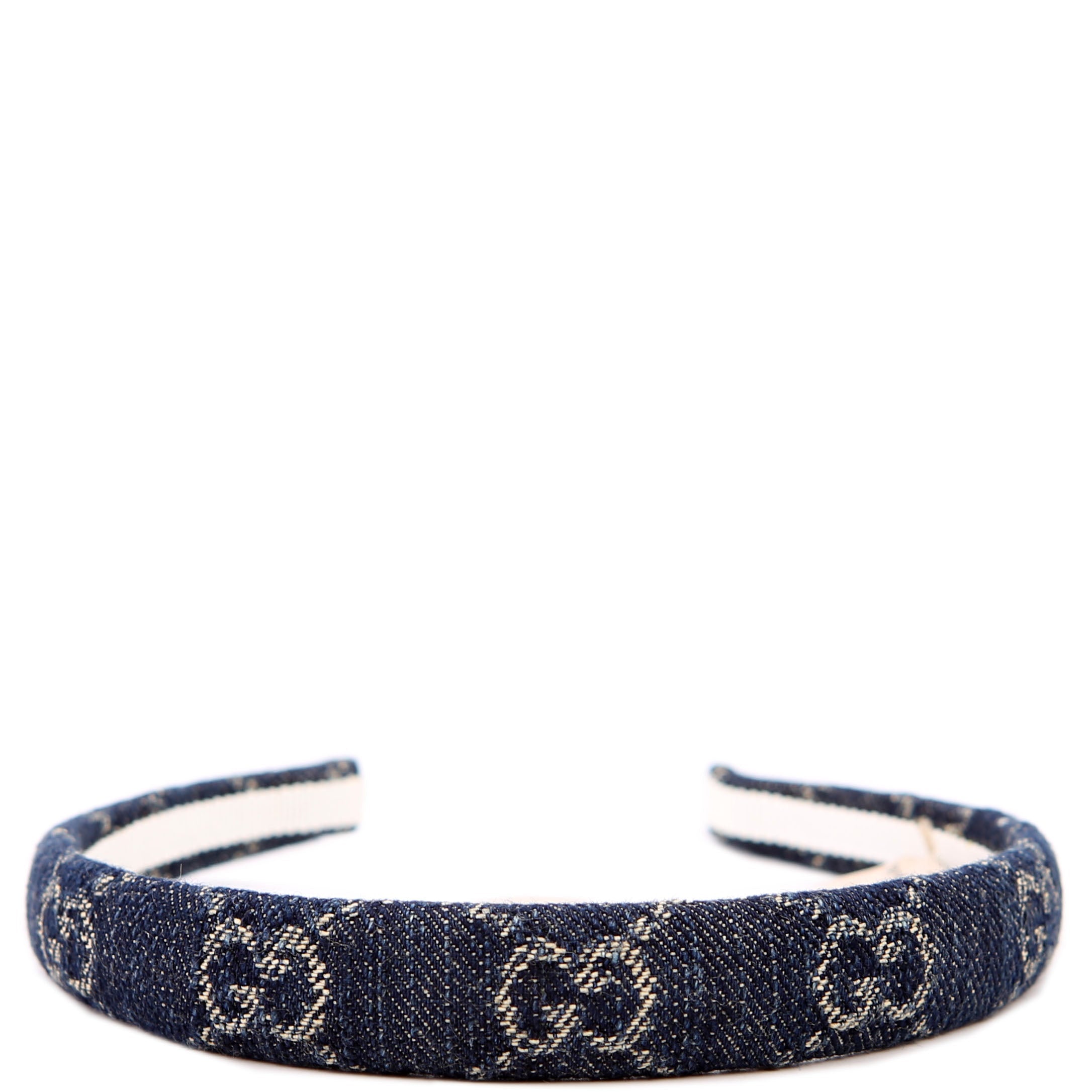 GG Denim Headband Navy