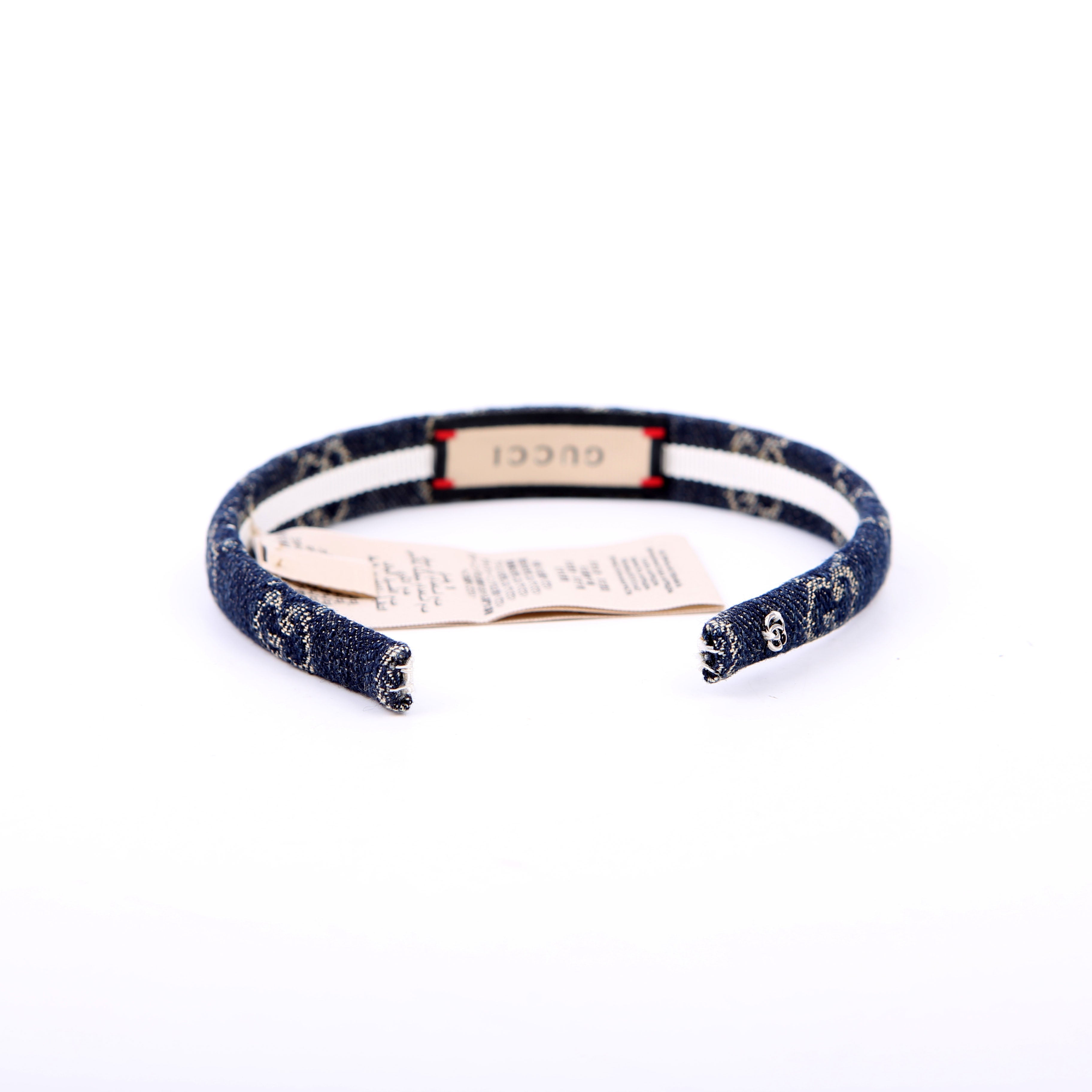 GG Denim Headband Navy