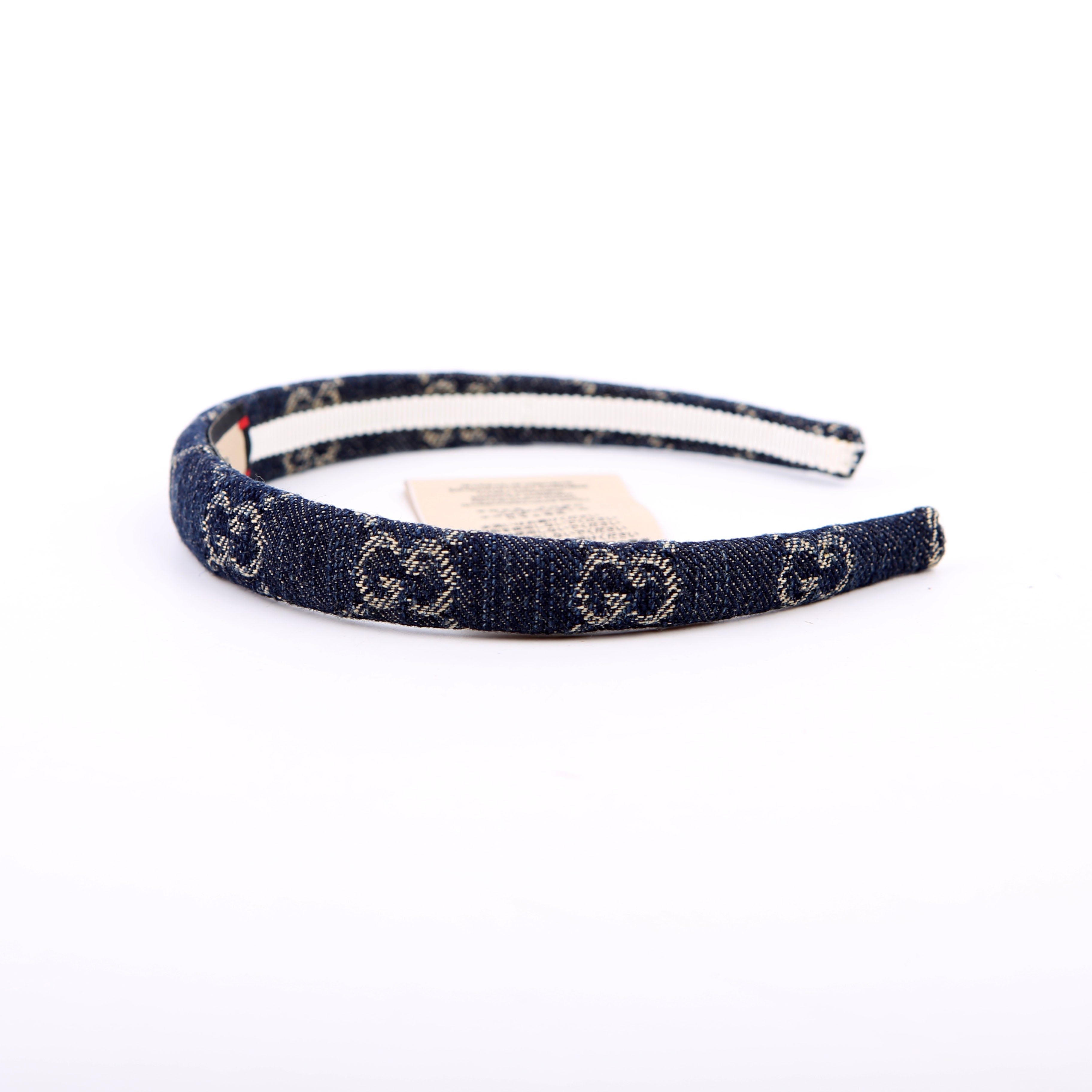 GG Denim Headband Navy