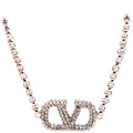Vlogo Signature With Swarovski Crystals Bracelet Silver