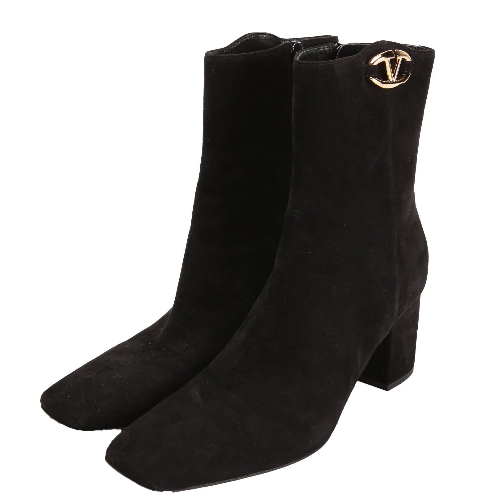 Vlogo Bold Edition Suede Ankle Boots Size 39.5