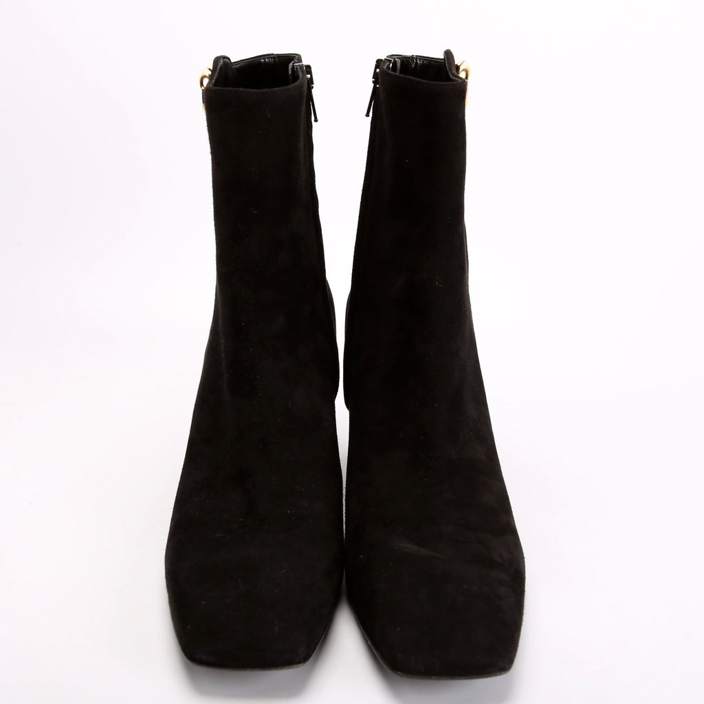 Vlogo Bold Edition Suede Ankle Boots Size 39.5