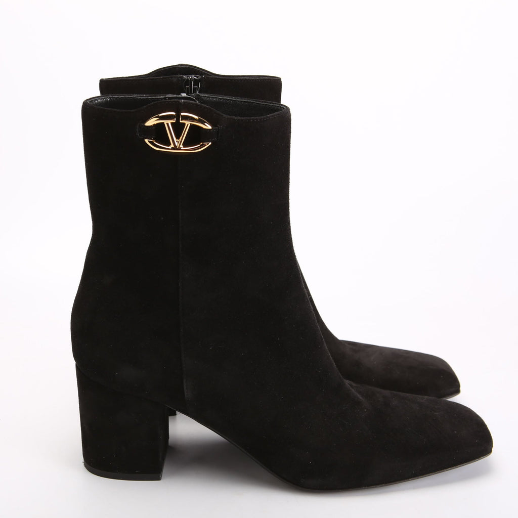 Vlogo Bold Edition Suede Ankle Boots Size 39.5