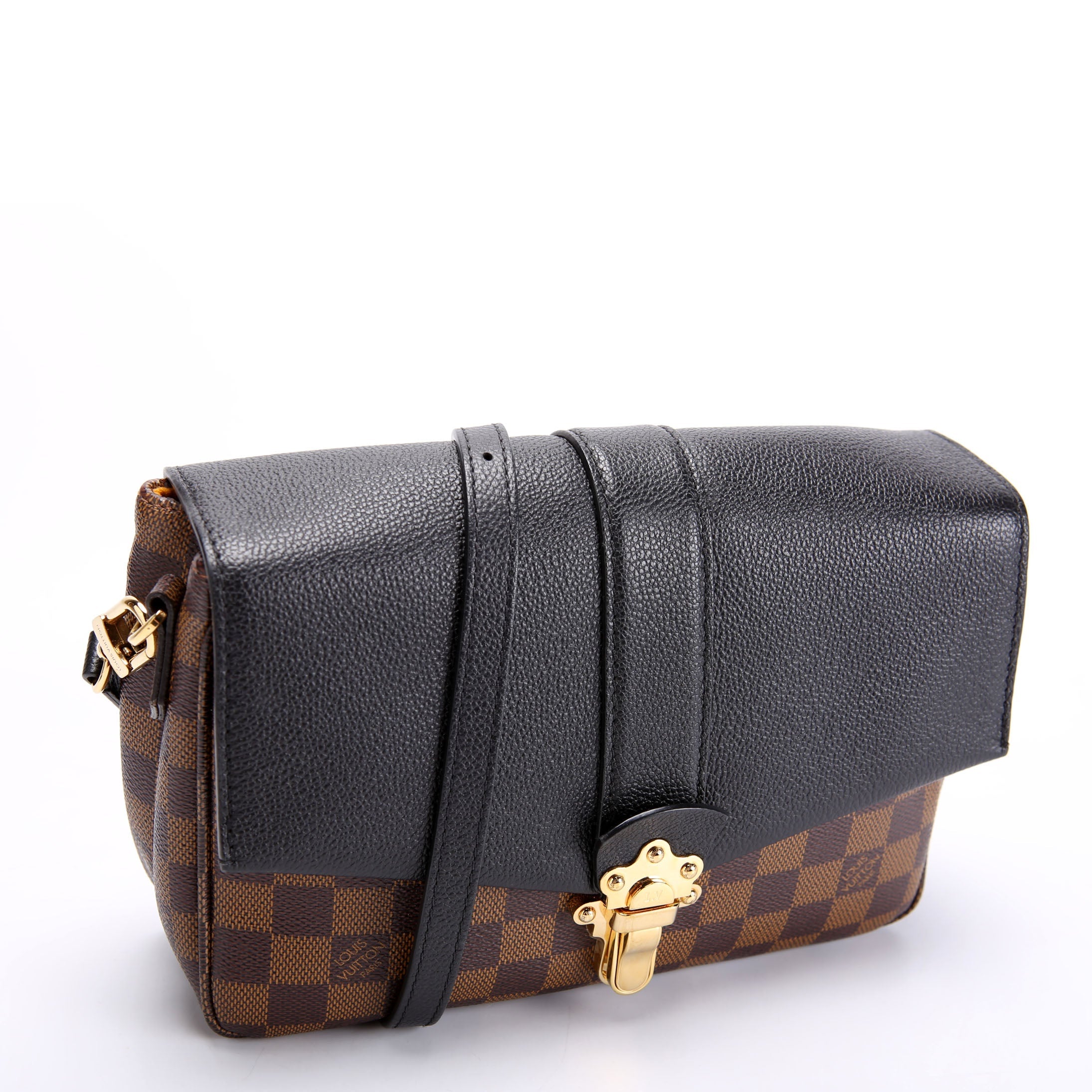 Clapton Crossbody Damier Ebene Black