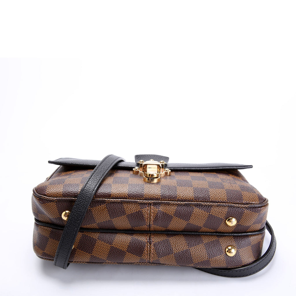 Clapton Crossbody Damier Ebene Black