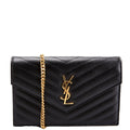 Envelope Chain Wallet 393953 Black