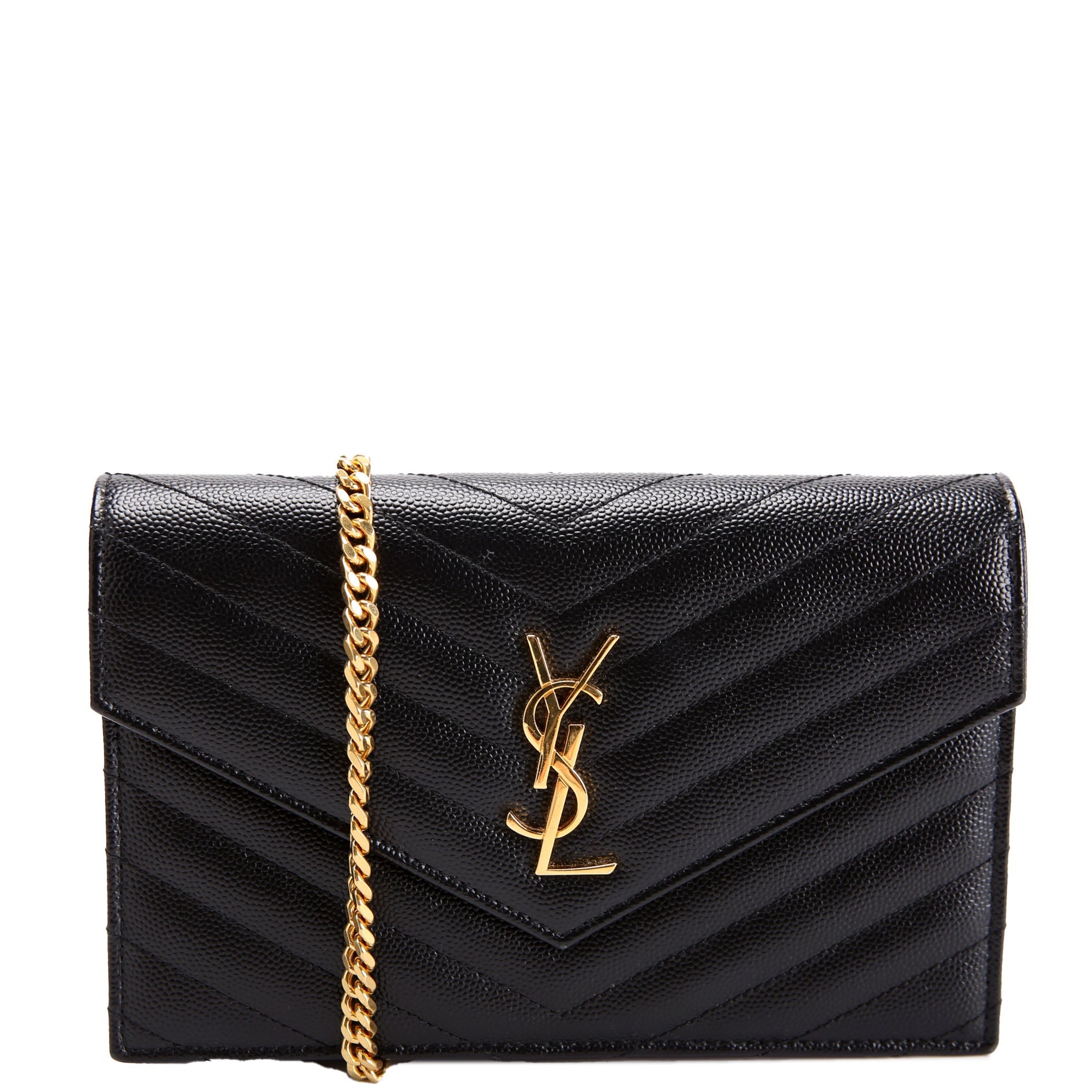 Envelope Chain Wallet 393953 Black