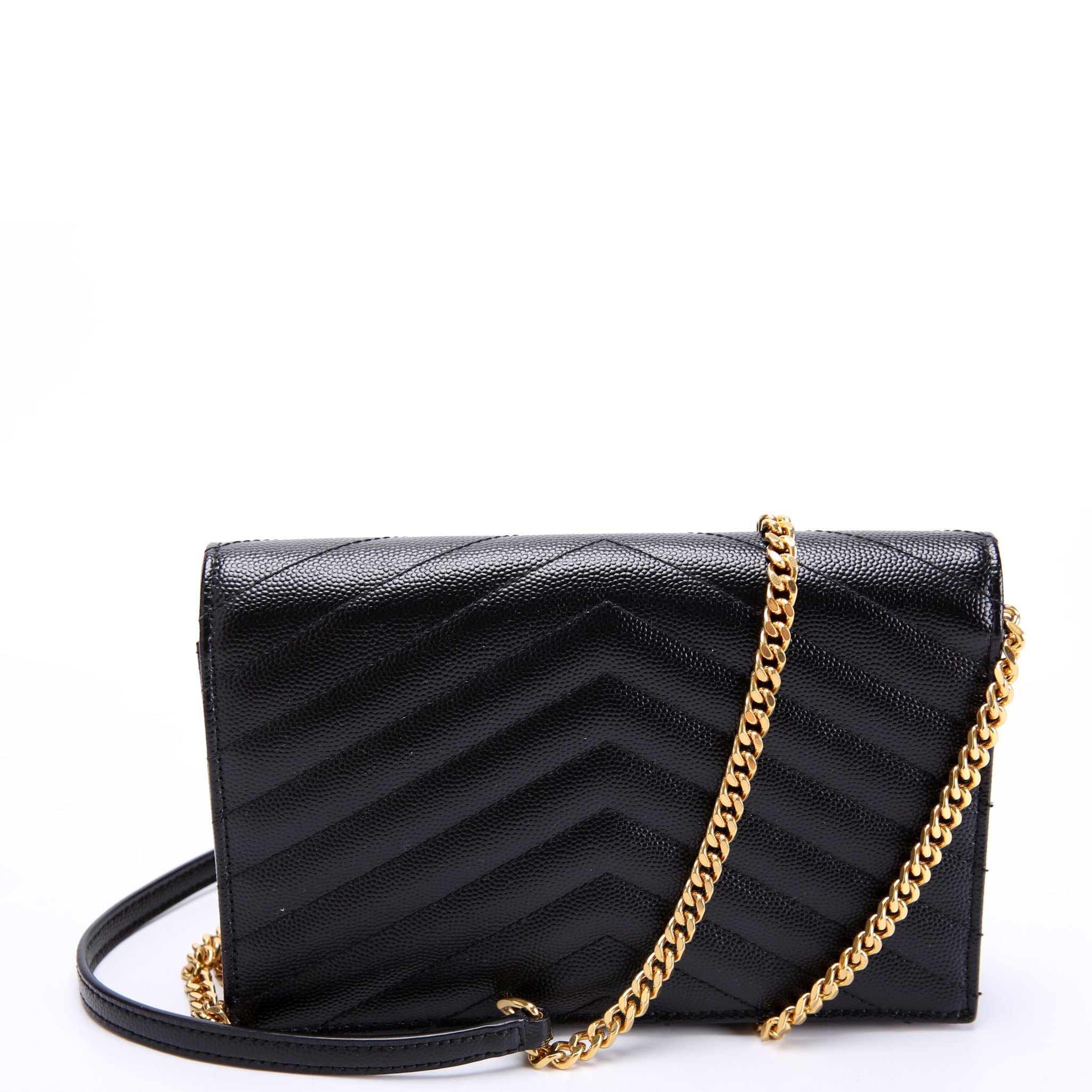 Envelope Chain Wallet 393953 Black