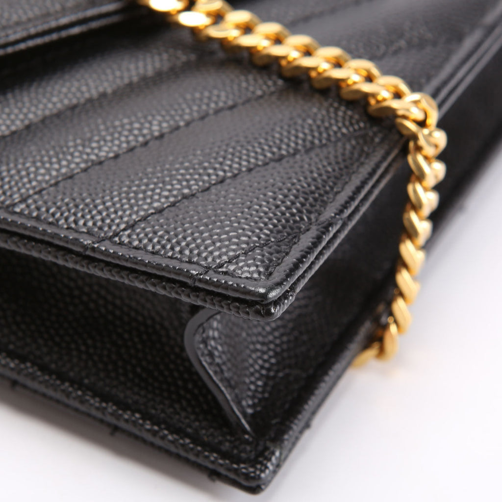 Envelope Chain Wallet 393953 Black