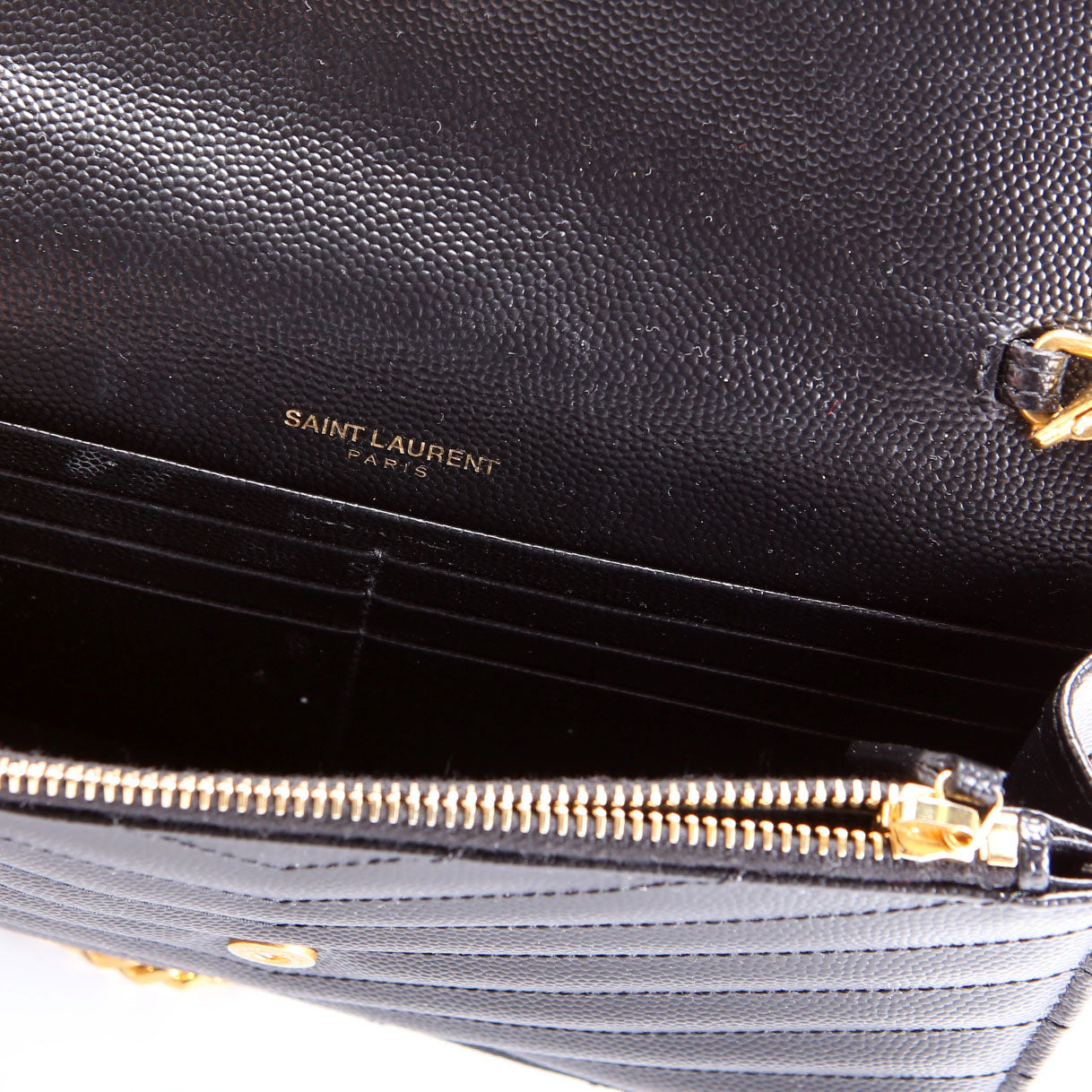 Envelope Chain Wallet 393953 Black