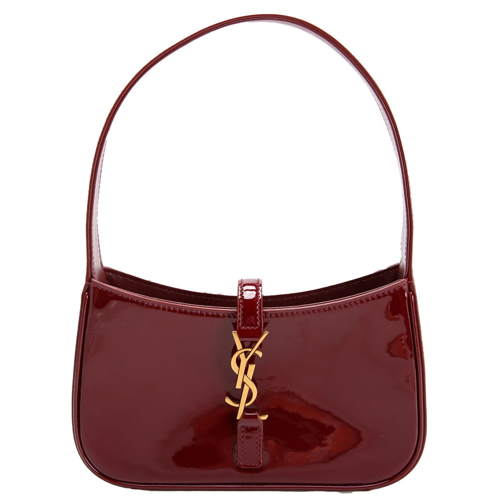 SAINT LAURENT 710318 Le 5 A 7 Mini Hobo Burgundy