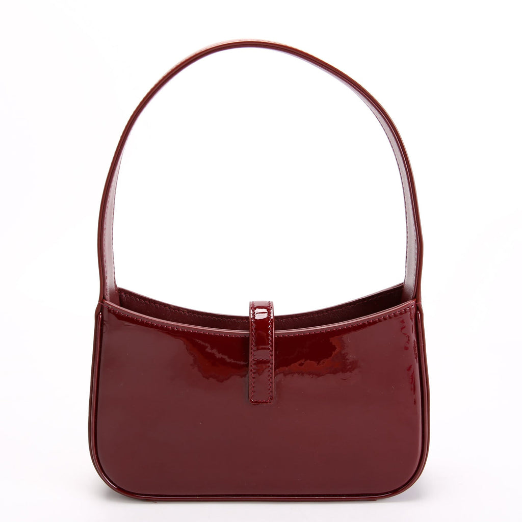 SAINT LAURENT 710318 Le 5 A 7 Mini Hobo Burgundy