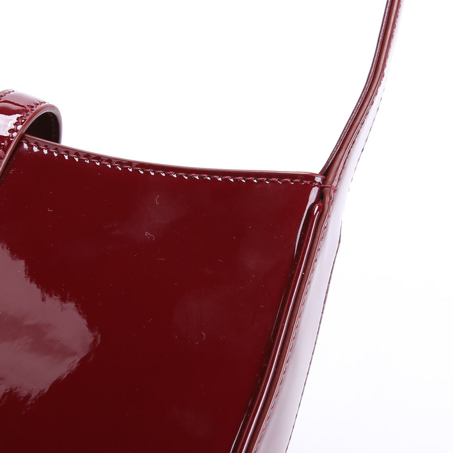 SAINT LAURENT 710318 Le 5 A 7 Mini Hobo Burgundy
