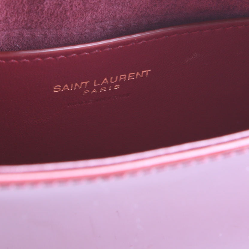 SAINT LAURENT 710318 Le 5 A 7 Mini Hobo Burgundy