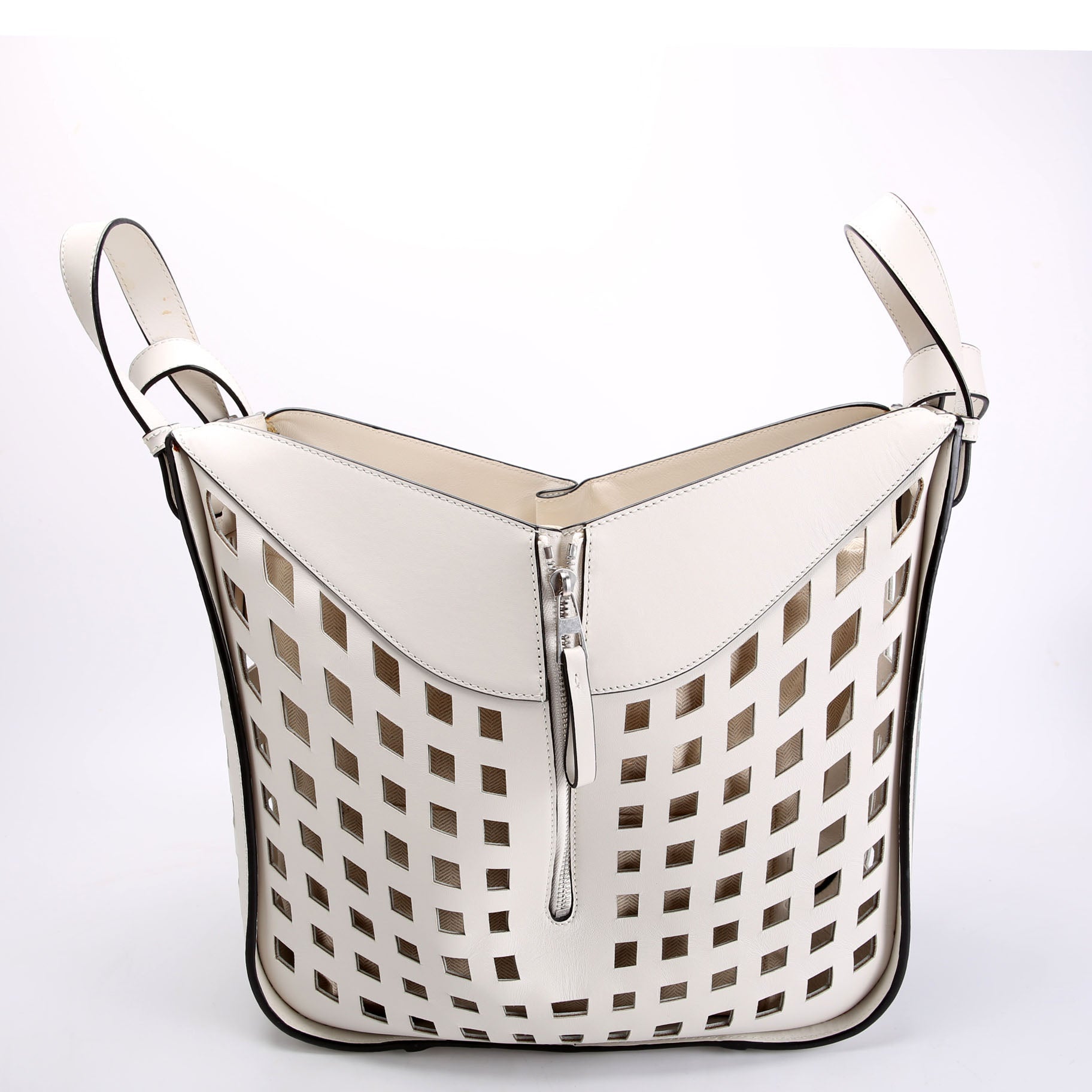 Hammock Tulip Capsule Shoulder Bag White