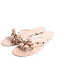 Rockstud Jelly Flip Flops Size 41 Nude