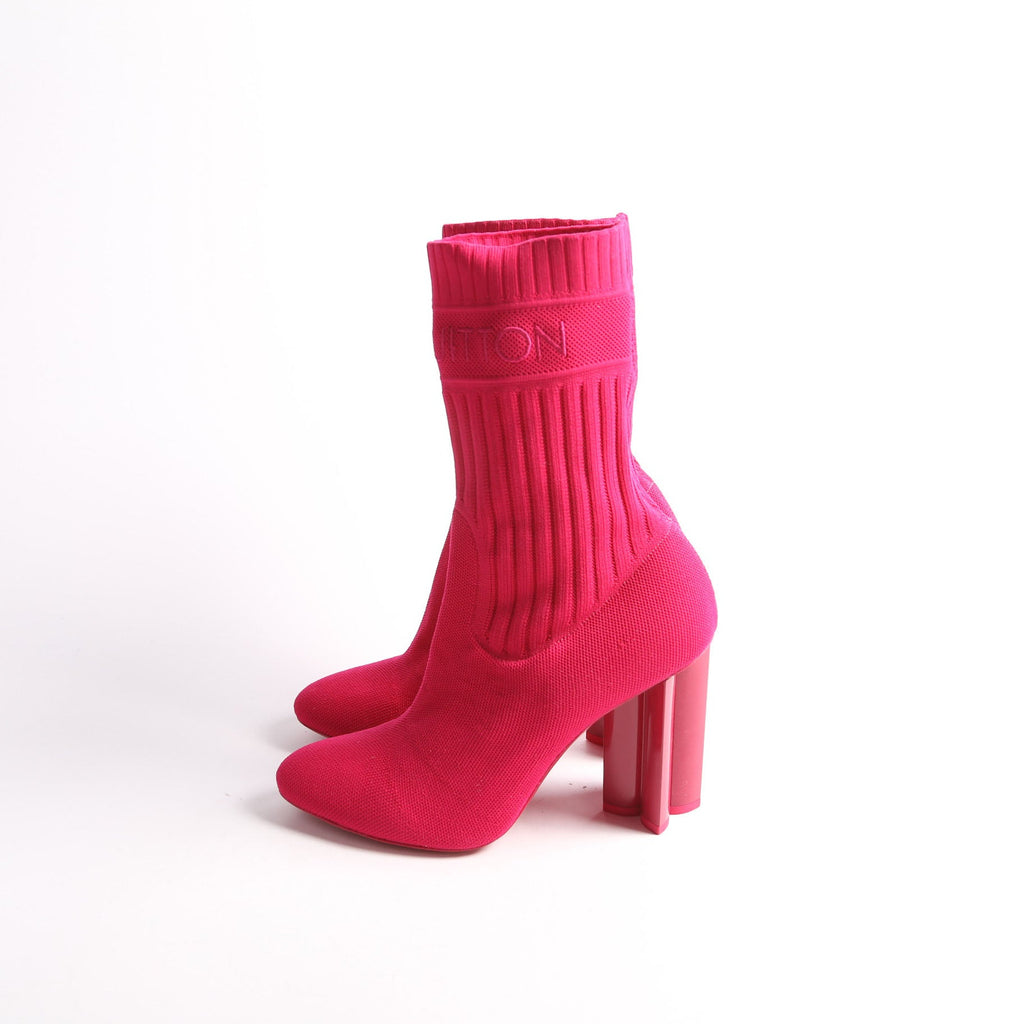 LV Sock Boots Size 39 Pink