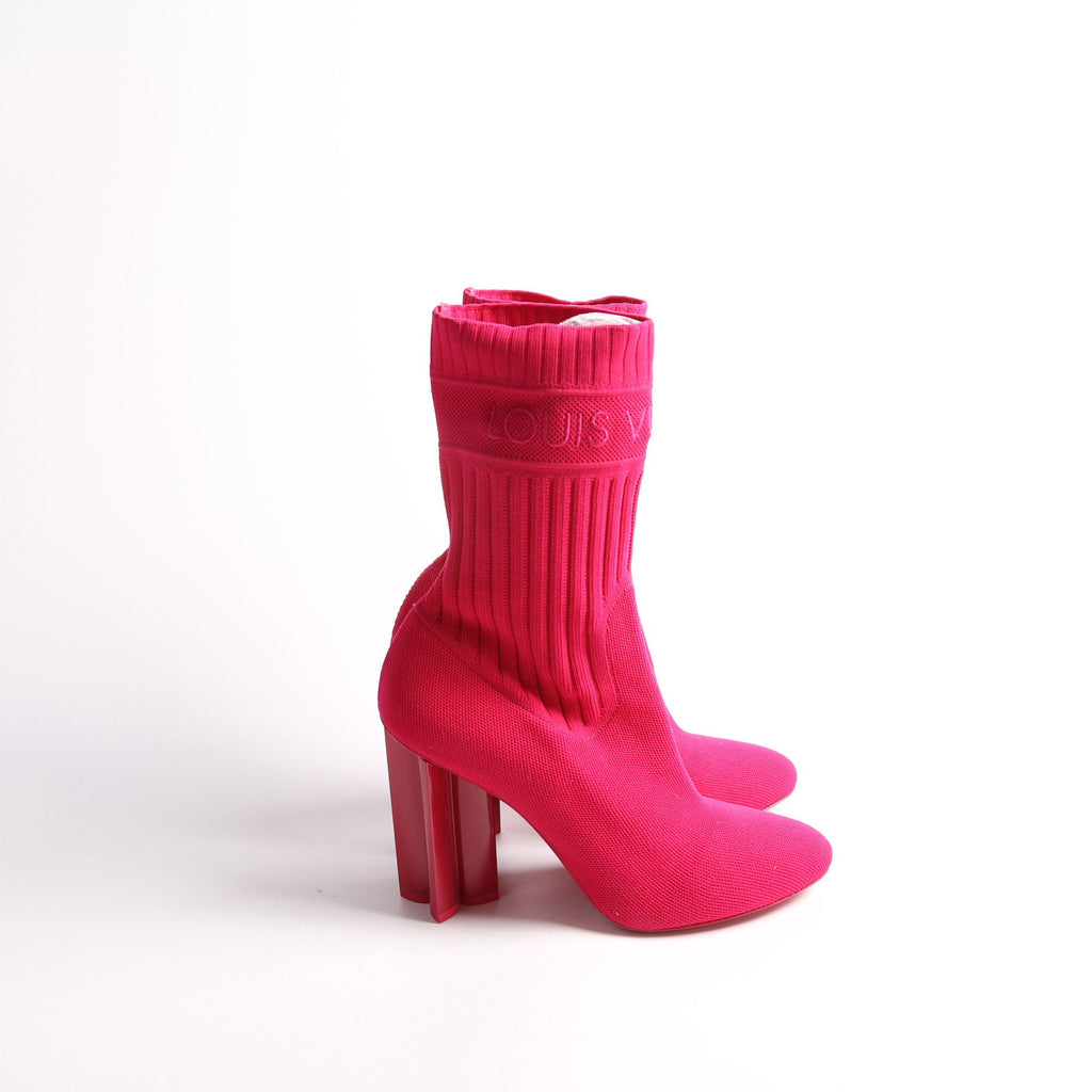 LV Sock Boots Size 39 Pink
