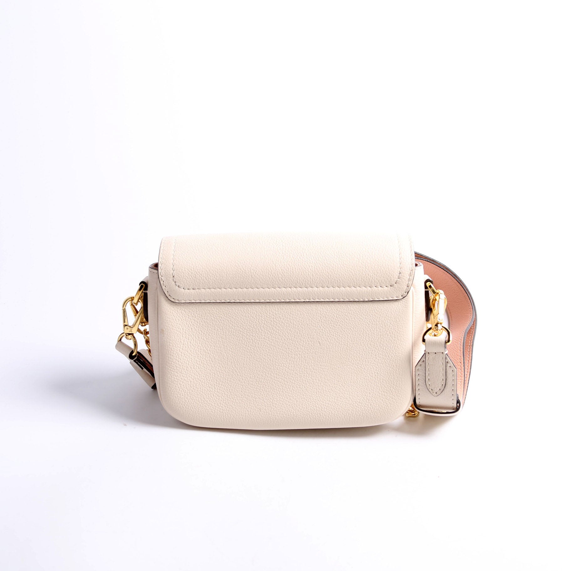 LockMe Tender Supple Calfskin Cream/Pink
