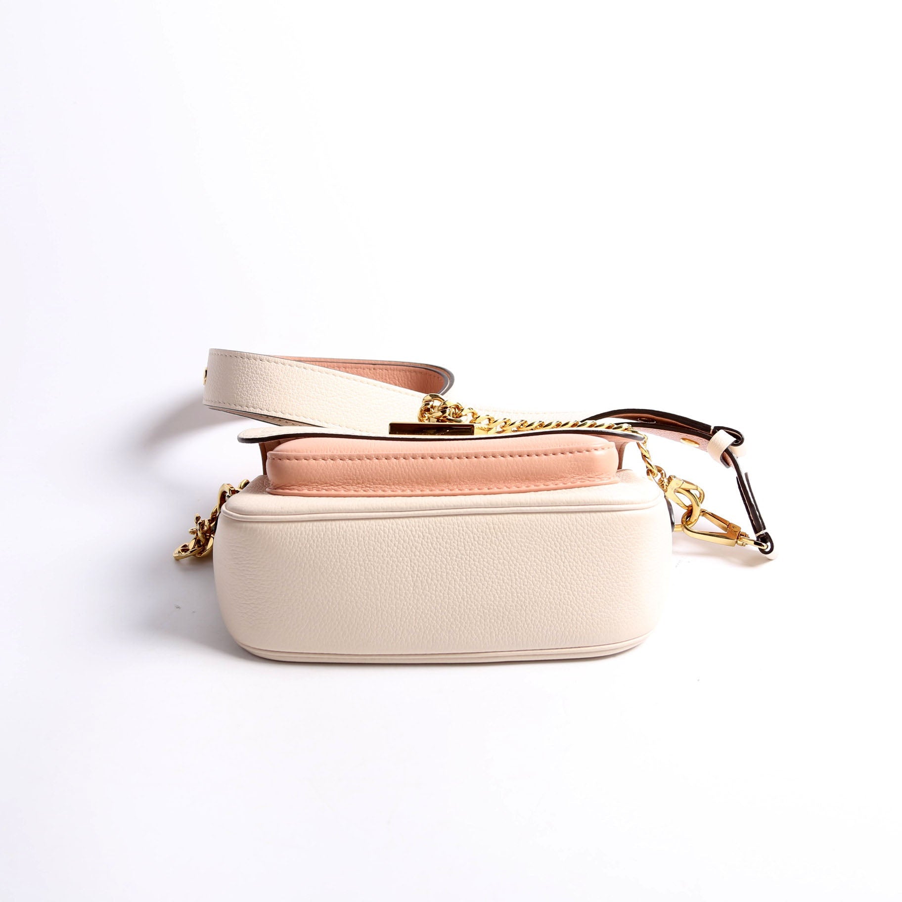 LockMe Tender Supple Calfskin Cream/Pink