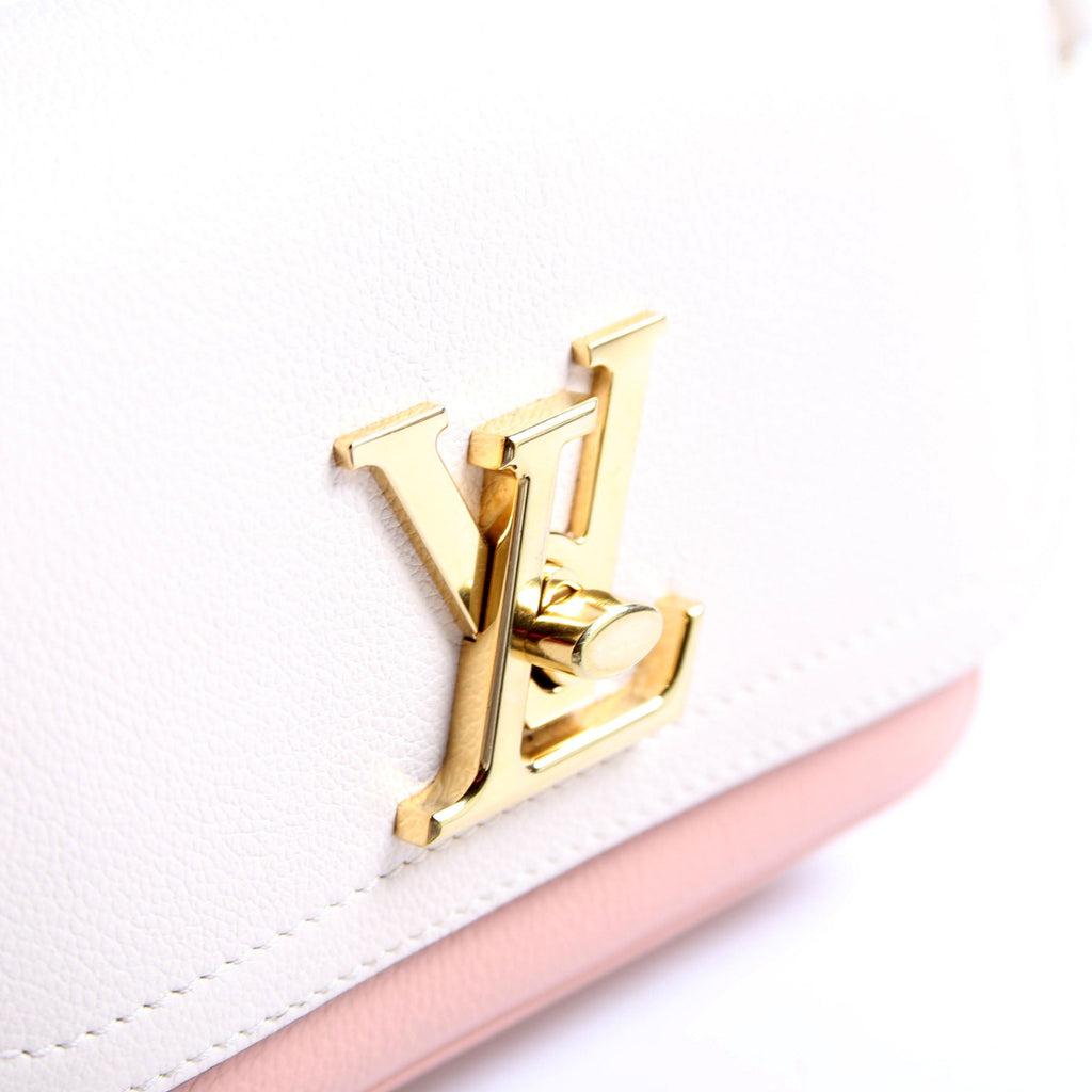 LockMe Tender Supple Calfskin Cream/Pink