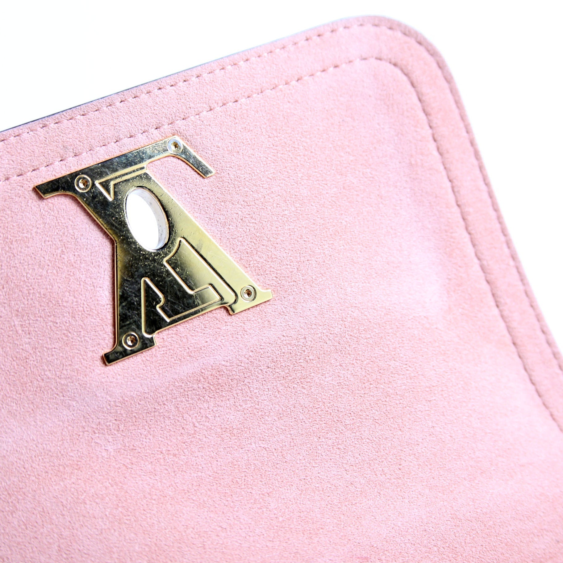 LockMe Tender Supple Calfskin Cream/Pink