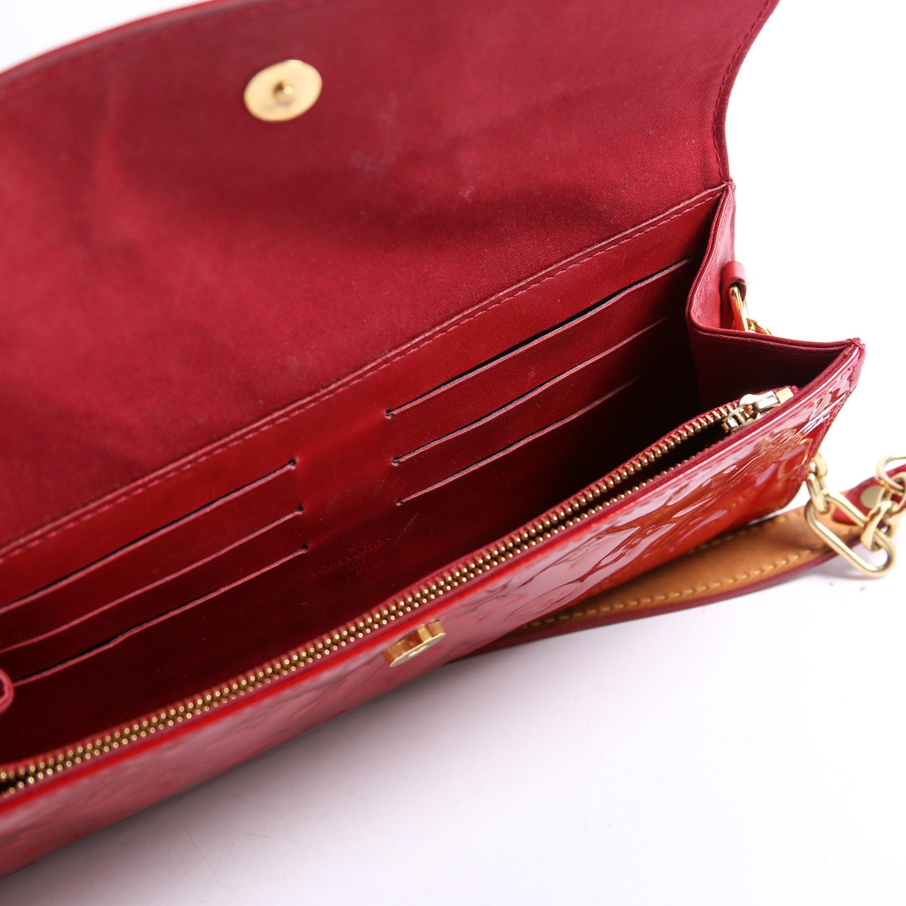 Sunset Blvd Clutch Vernis Red