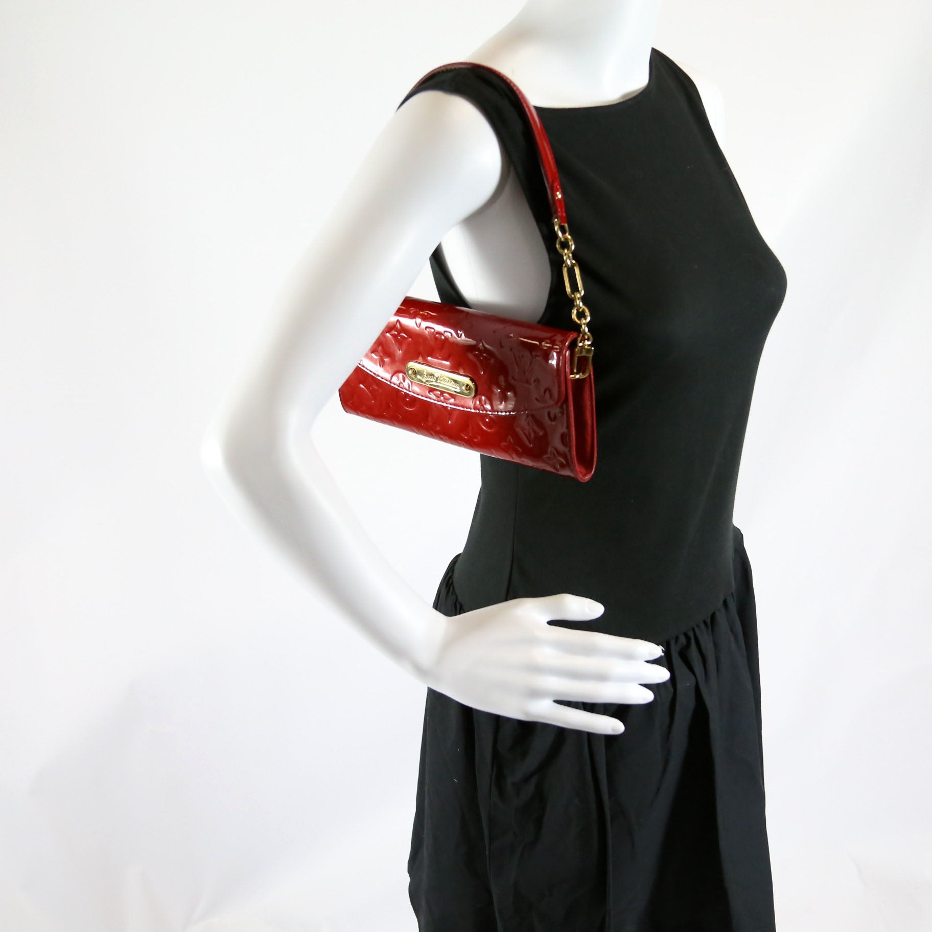 Sunset Blvd Clutch Vernis Red