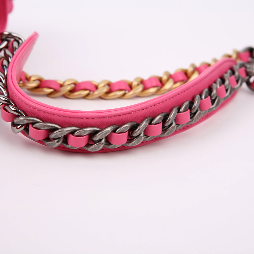 Chanel 19 WOC Quilted Lambskin Pink