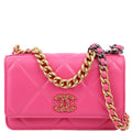 Chanel 19 WOC Quilted Lambskin Pink