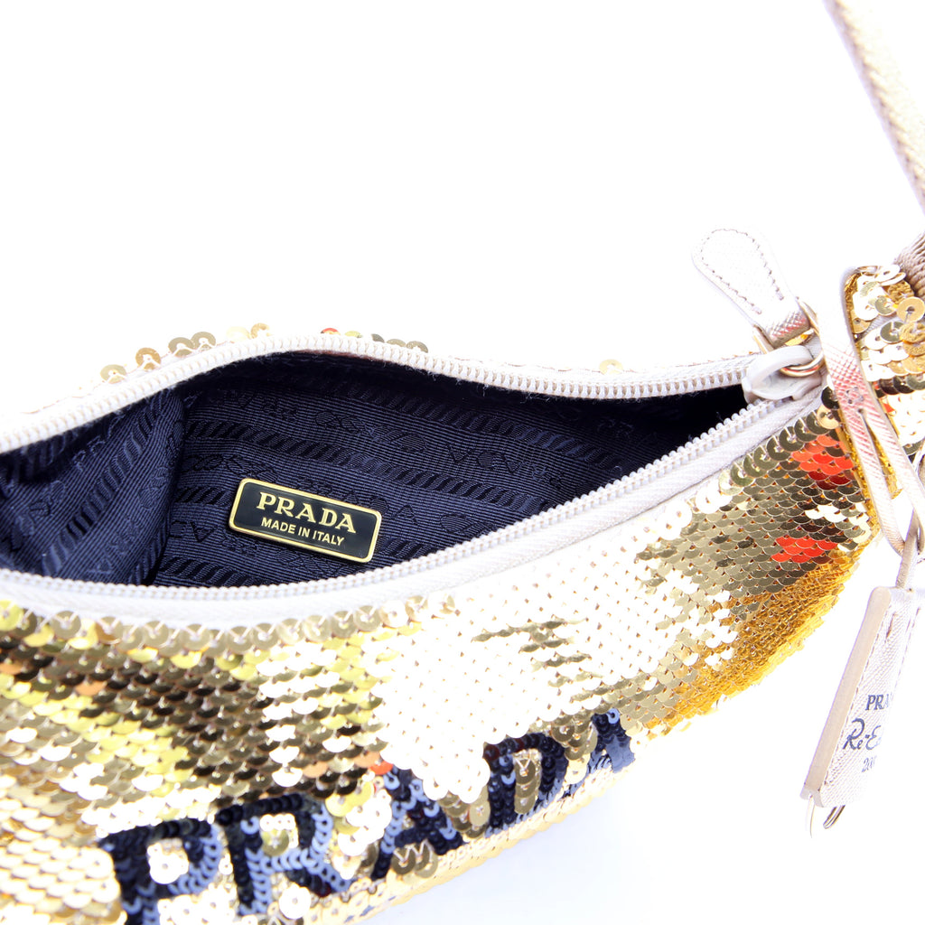 Prada Re-Edition 2000 Sequin Mini Bag