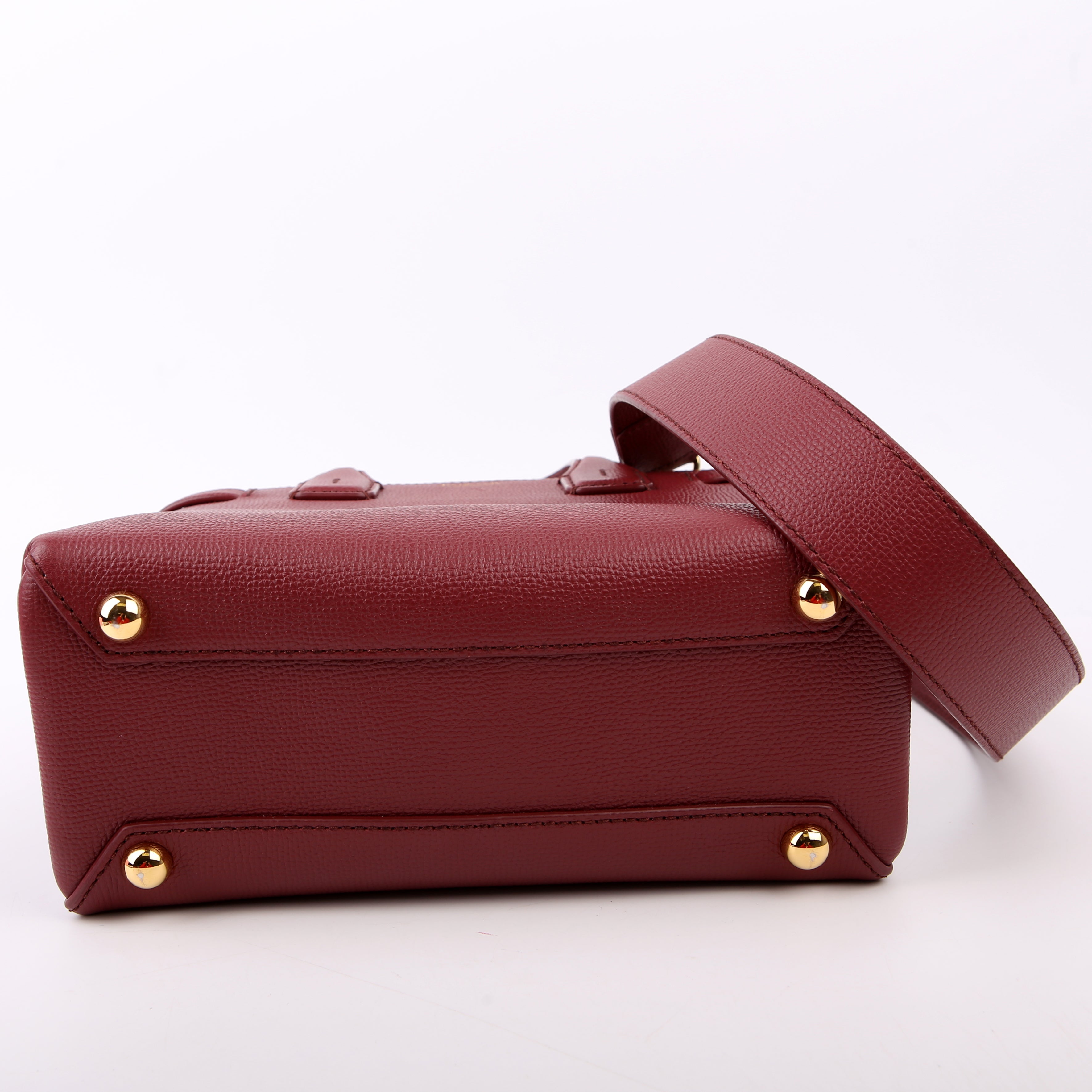 Banner Tote Small Maroon