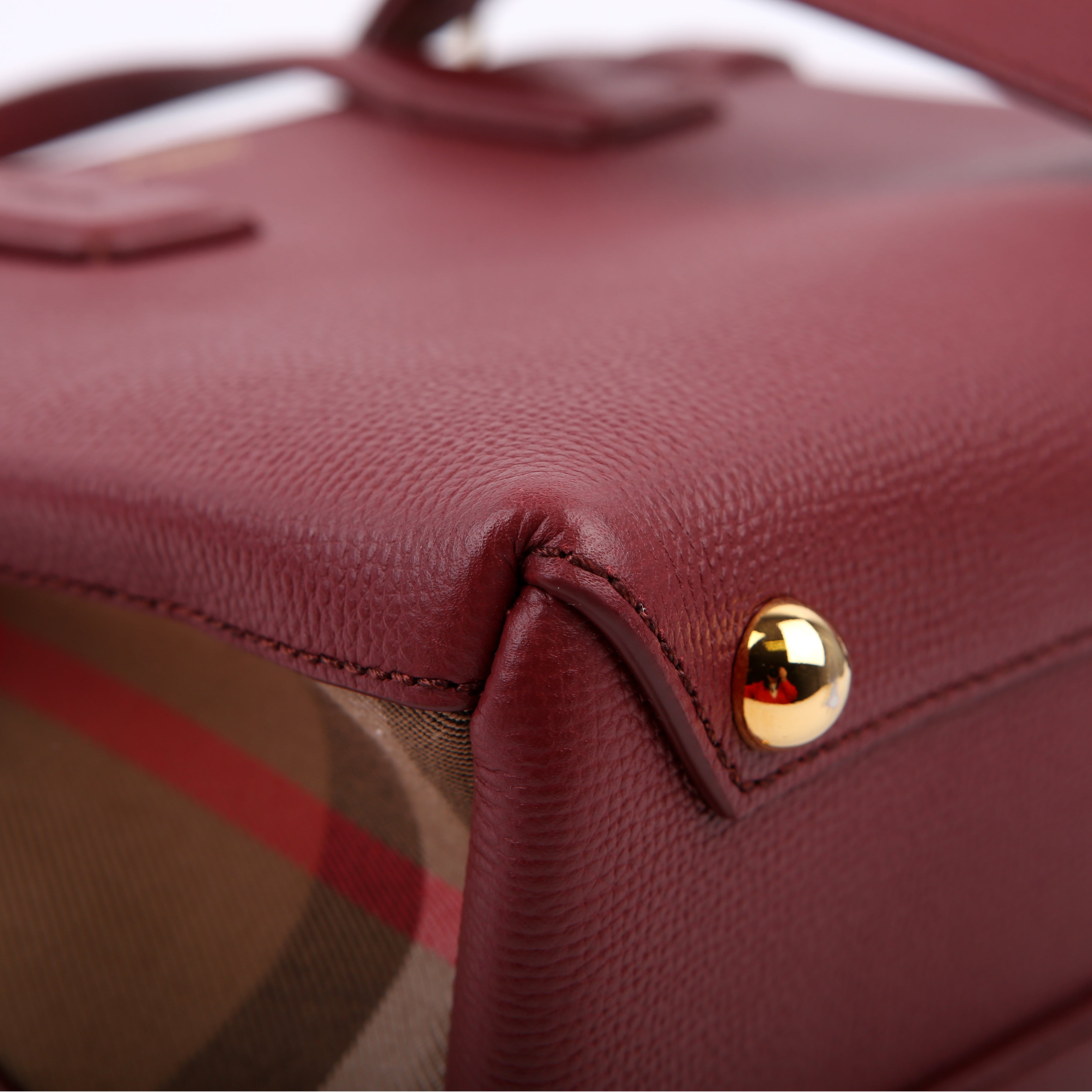 Banner Tote Small Maroon