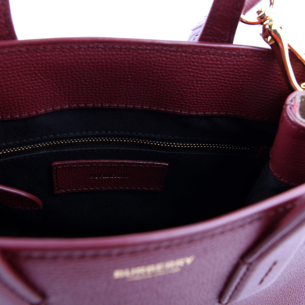 Banner Tote Small Maroon
