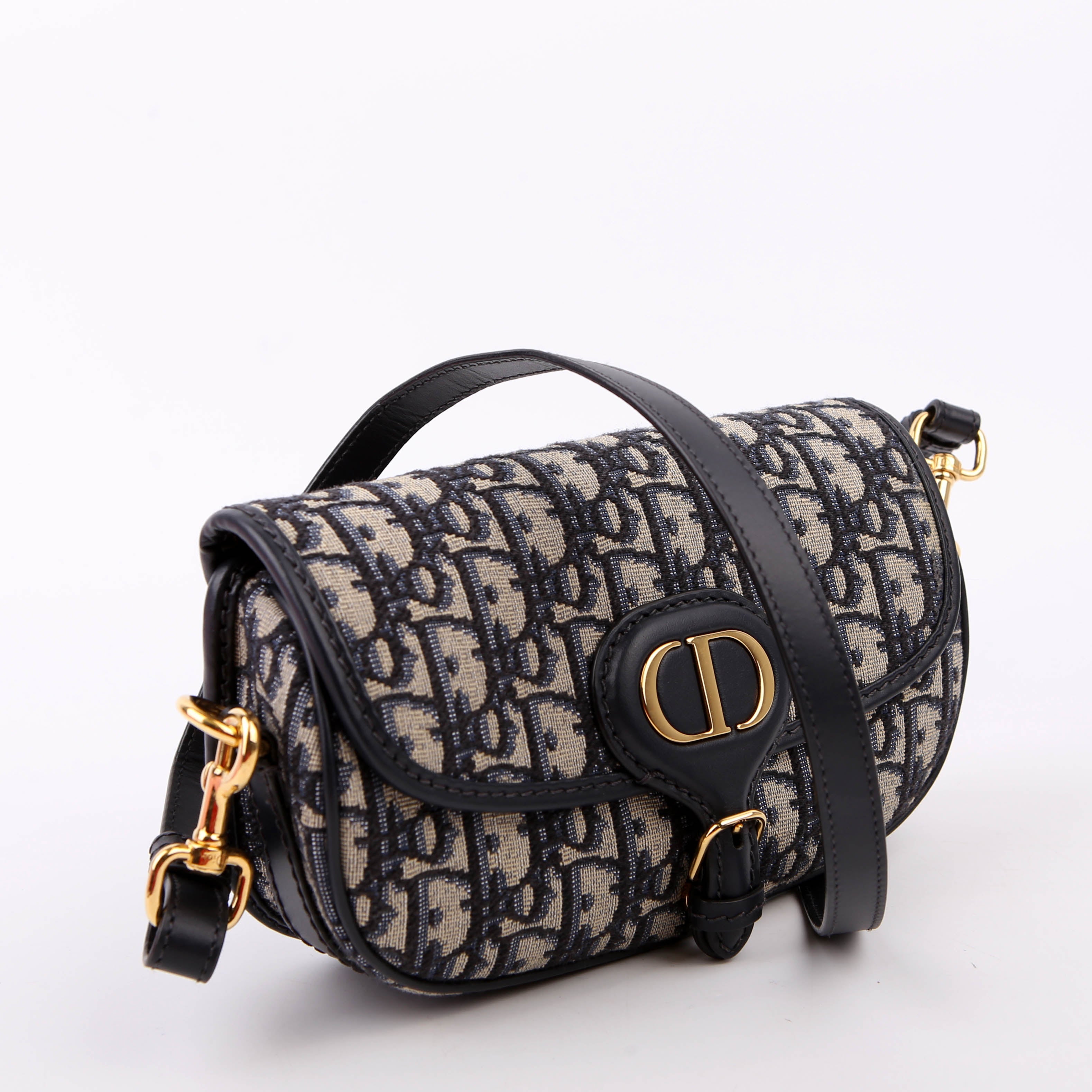 Dior Bobby Bag East-West Oblique Blue