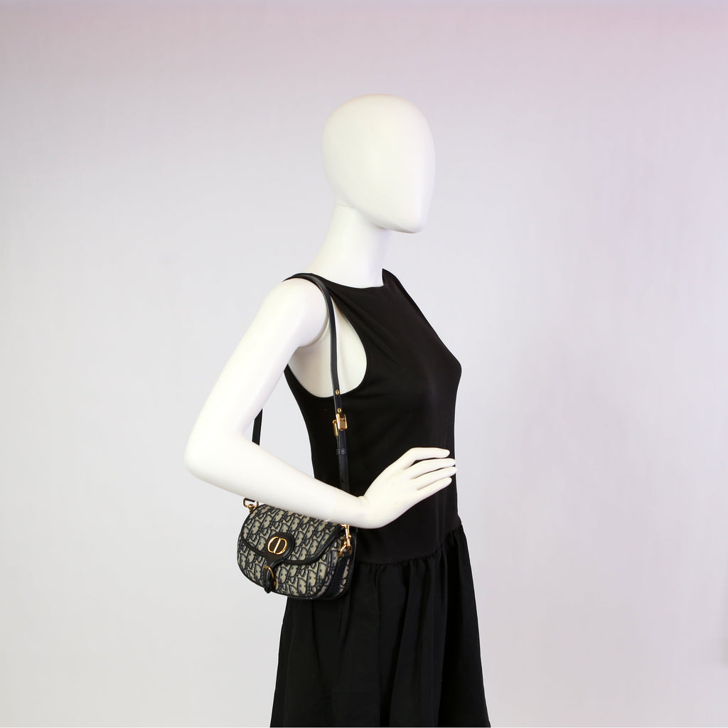 Dior Bobby Bag East-West Oblique Blue
