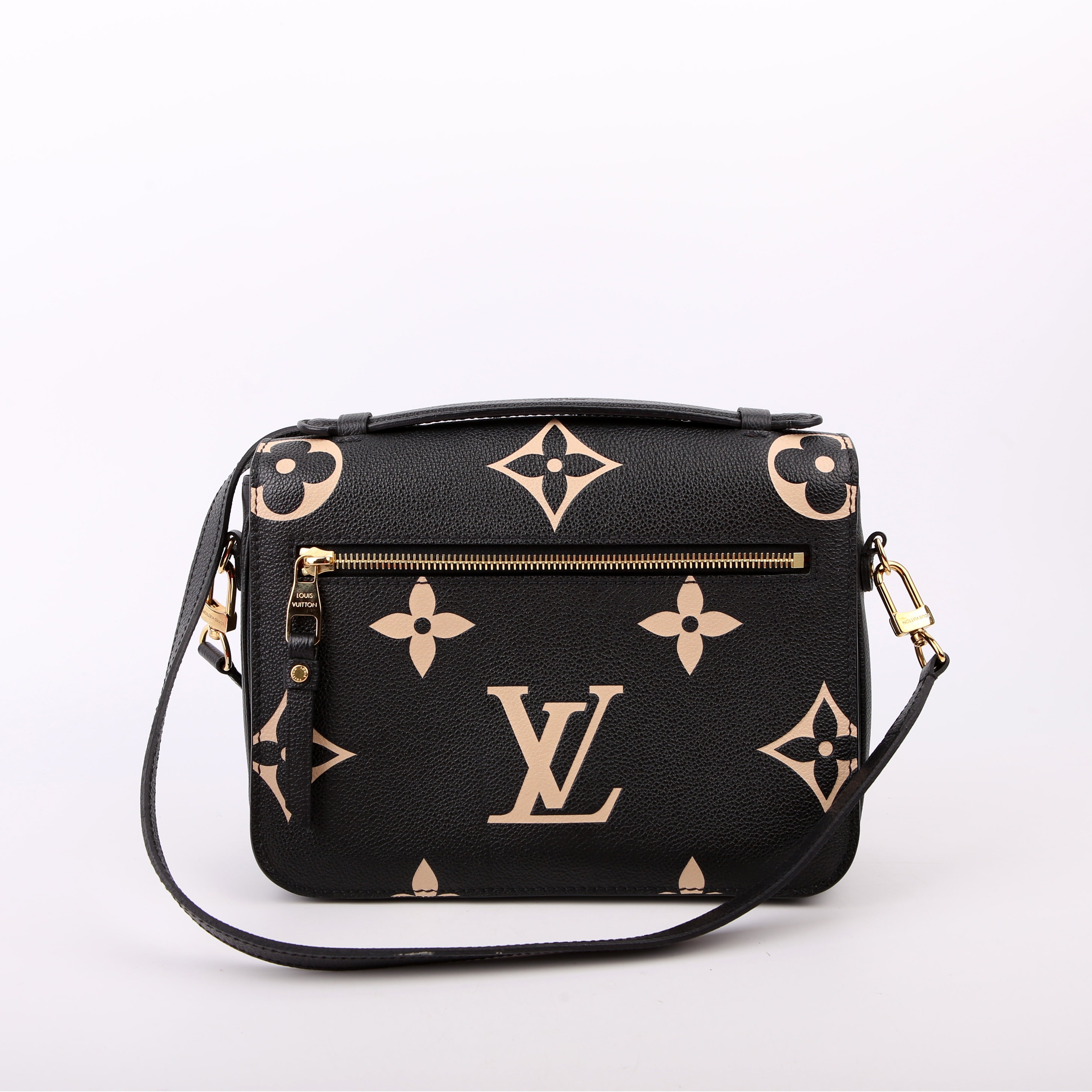 Pochette Metis Empreinte Bicolor Black/Beige