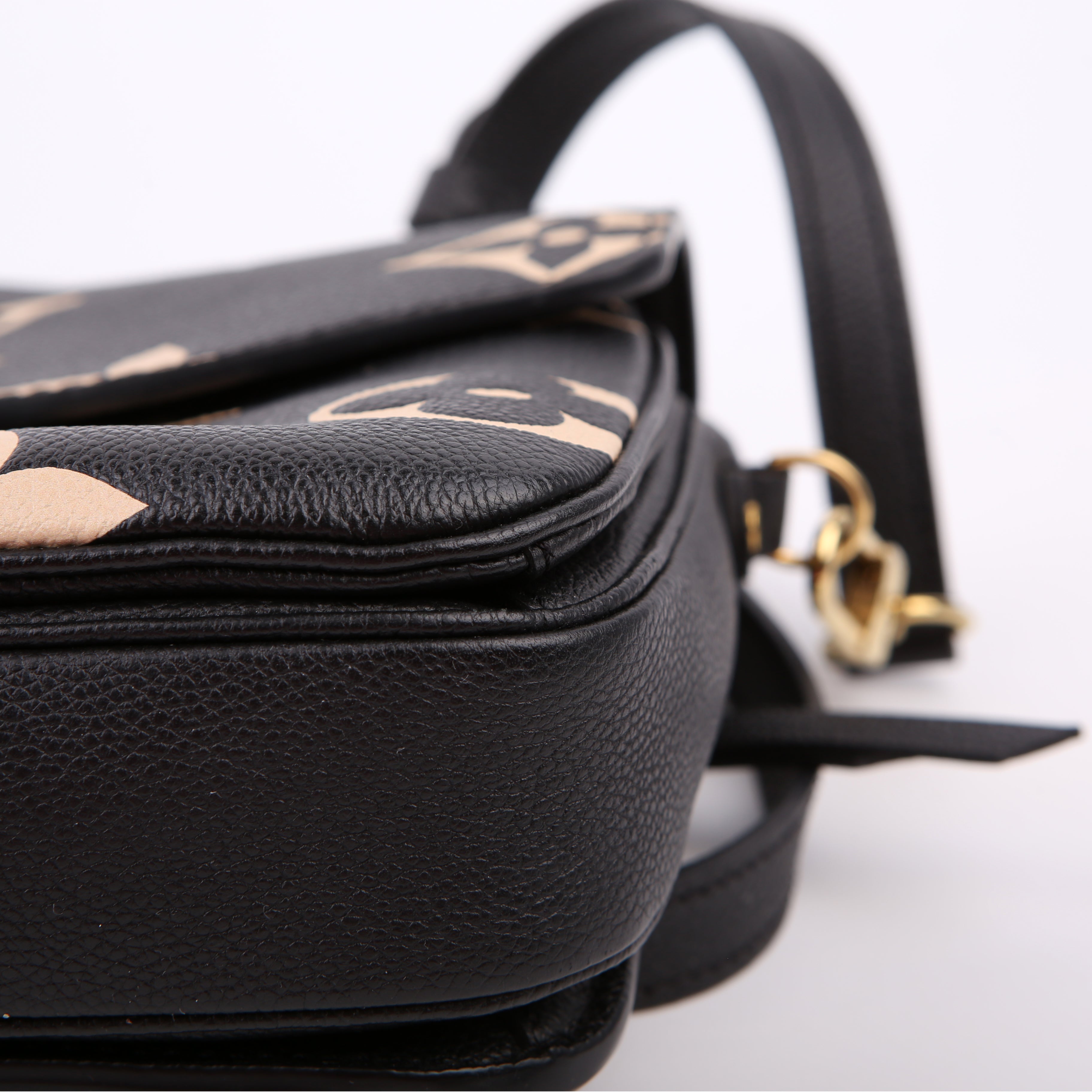 Pochette Metis Empreinte Bicolor Black/Beige