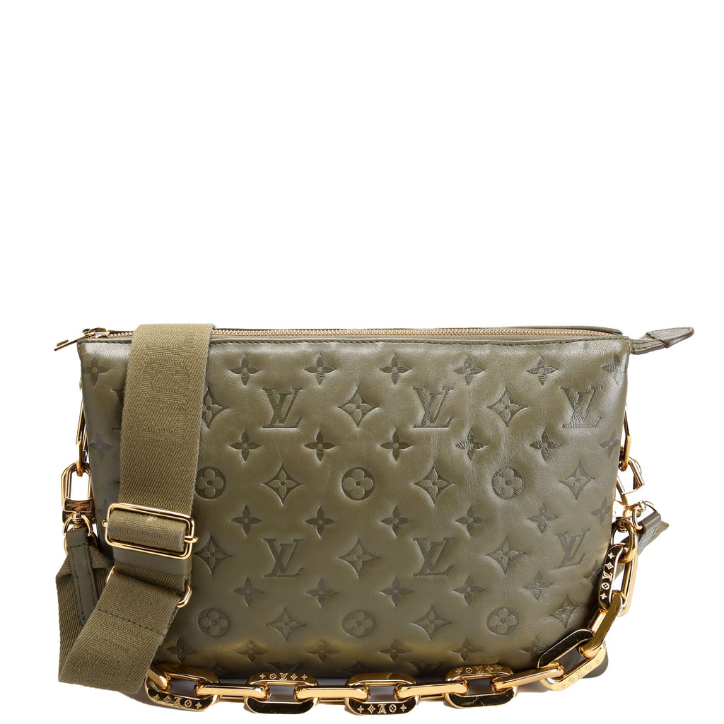 Coussin MM Lambskin Green