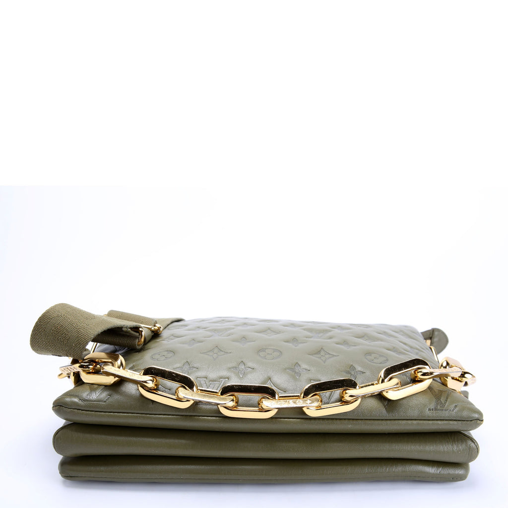 Coussin MM Lambskin Green